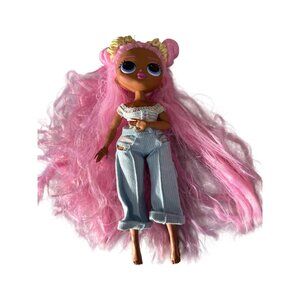 LOL Surprise OMG Fashion Doll Sunshine Gurl Pink Hair Original Outfit Collection